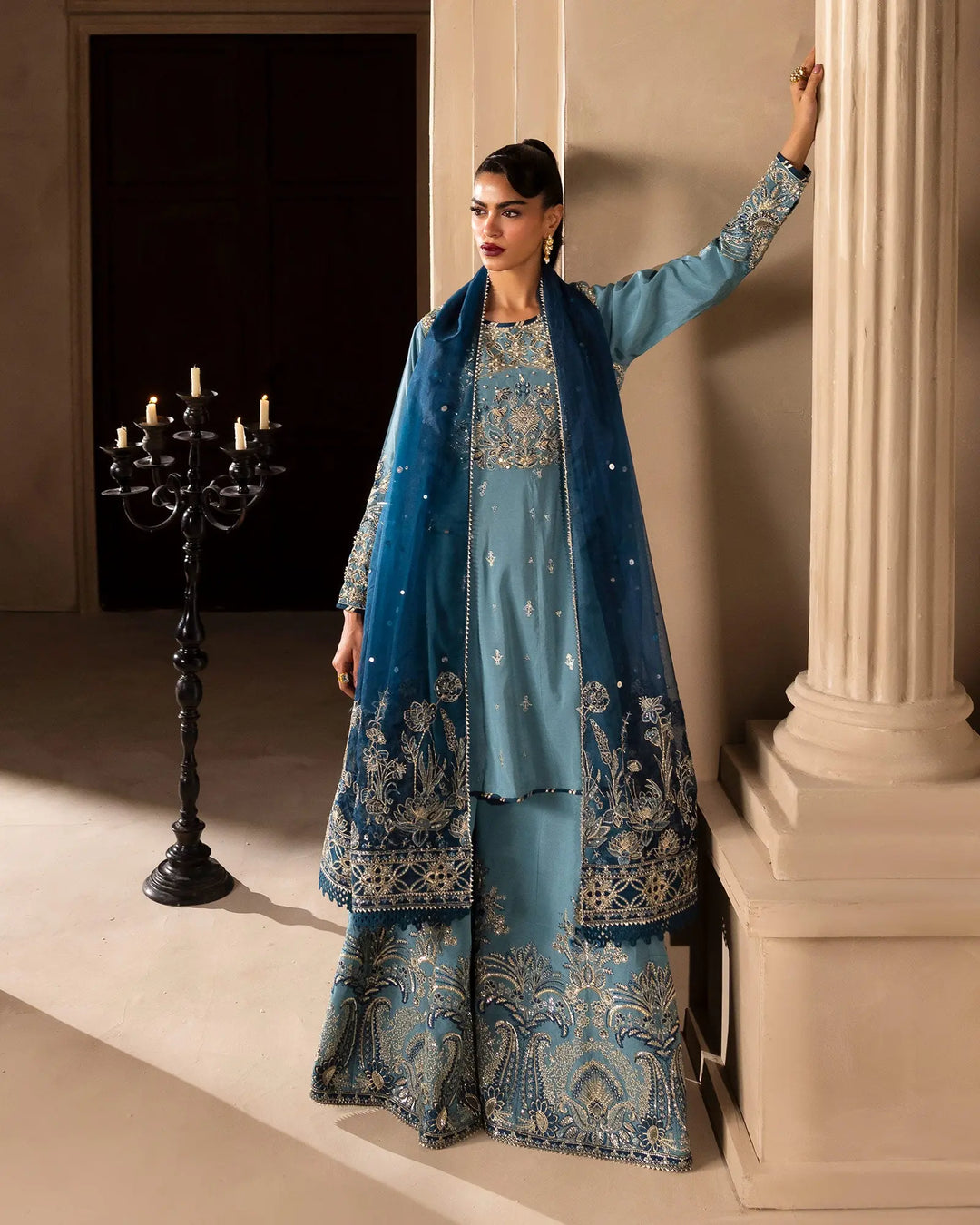 Women 3 Pcs Plain Paper Katan | 9763 Sha Posh Textile