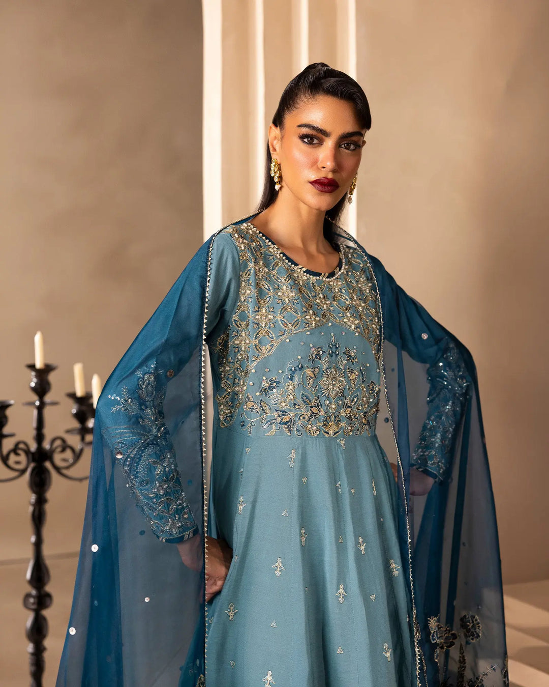 Women 3 Pcs Plain Paper Katan | 9763 Sha Posh Textile