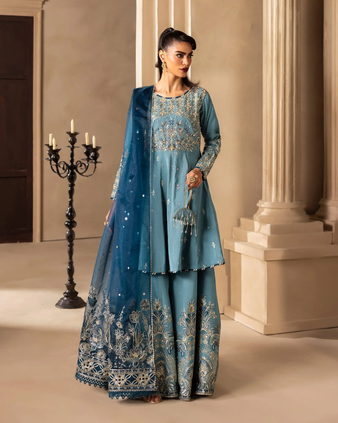 Women 3 Pcs Plain Paper Katan | 9763 Sha Posh Textile