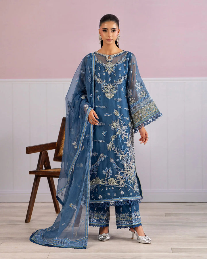 Women 3 Pcs Semi Pure Organza | 9768 Sha Posh Textile