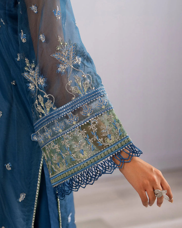 Women 3 Pcs Semi Pure Organza | 9768 Sha Posh Textile