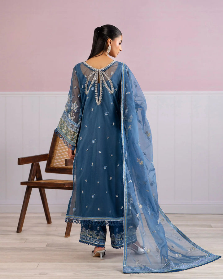 Women 3 Pcs Semi Pure Organza | 9768 Sha Posh Textile