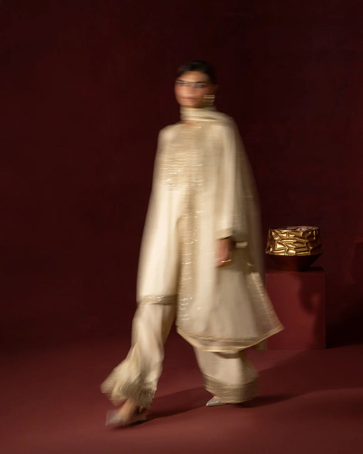 Women 3 Pcs Shine Raw Silk | 9828 Sha Posh Textile