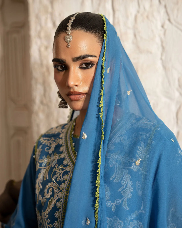 Women 3 Pcs Women Jacquard Khaddar | 16443-IG-J.KD