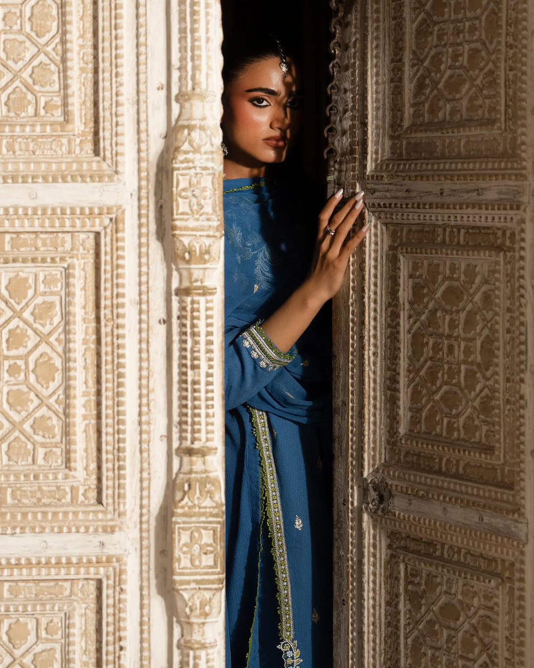 Women 3 Pcs Women Jacquard Khaddar | 16443-IG-J.KD