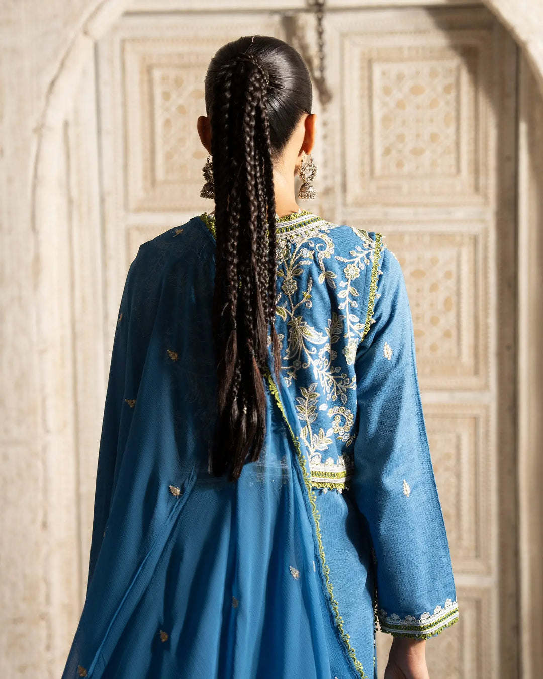 Women 3 Pcs Women Jacquard Khaddar | 16443-IG-J.KD