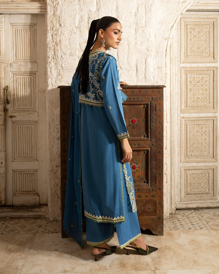 Women 3 Pcs Women Jacquard Khaddar | 16443-IG-J.KD