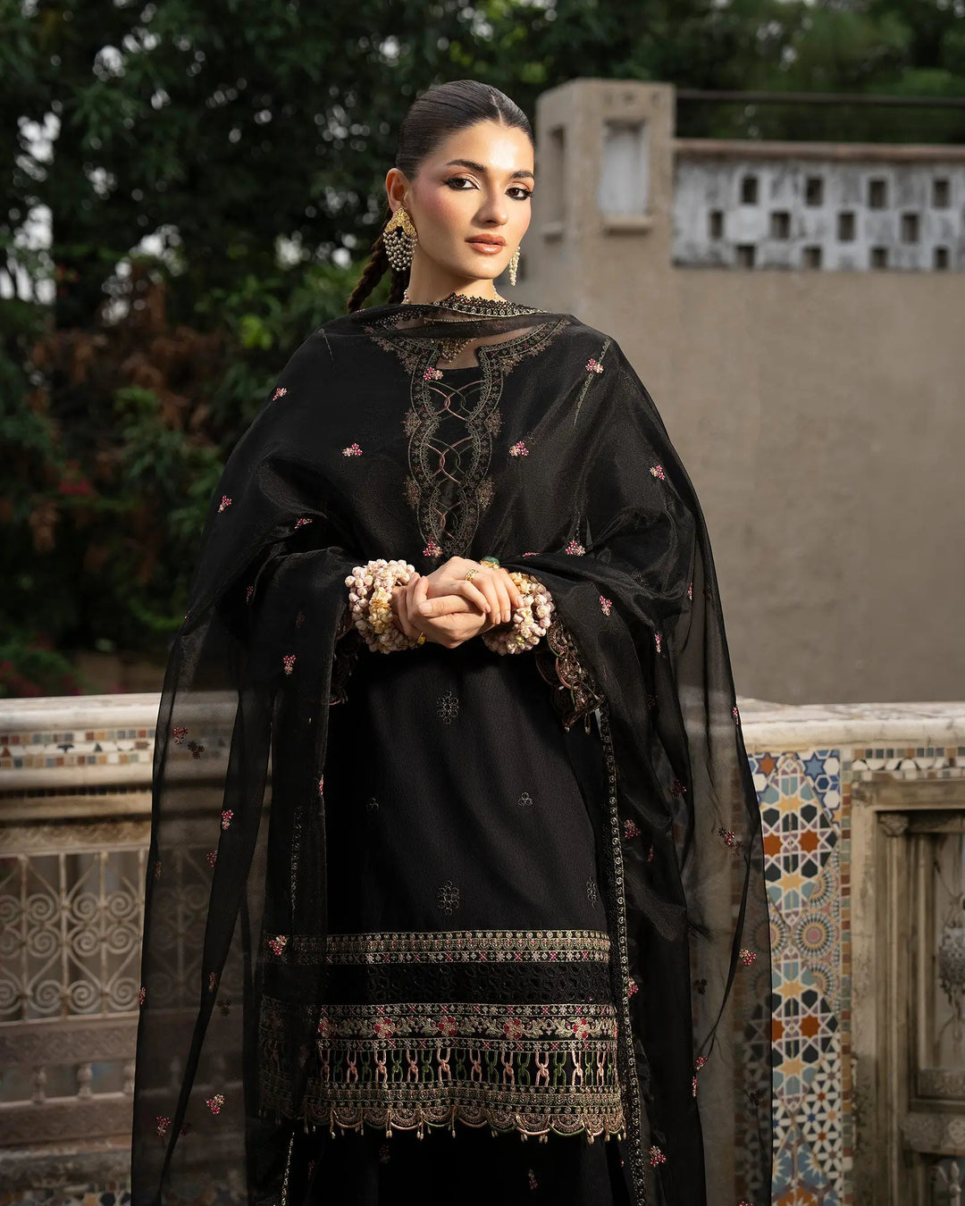 Women 3 Pcs Women Jacquard Khaddar | 16462-IG-J.KD