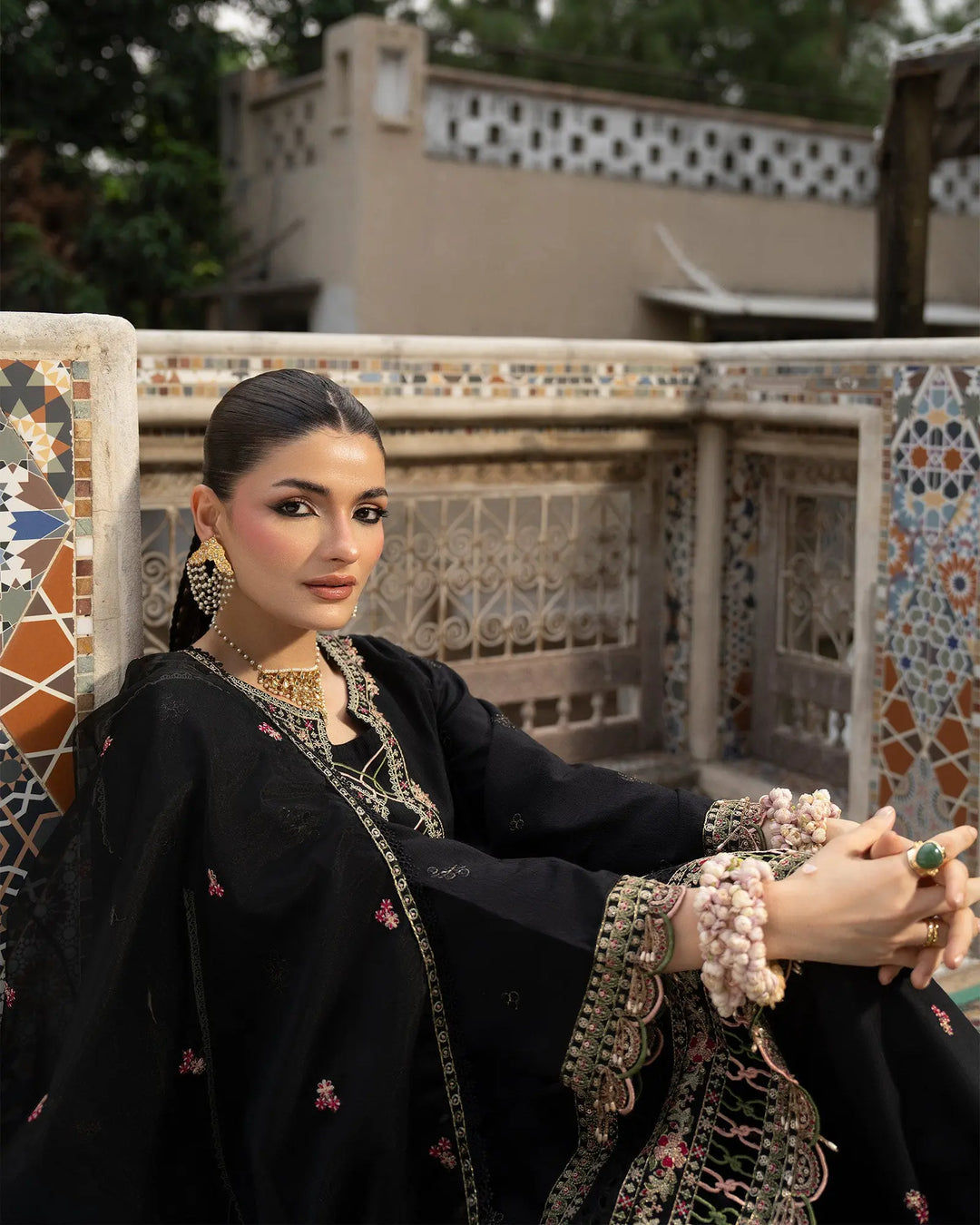 Women 3 Pcs Women Jacquard Khaddar | 16462-IG-J.KD