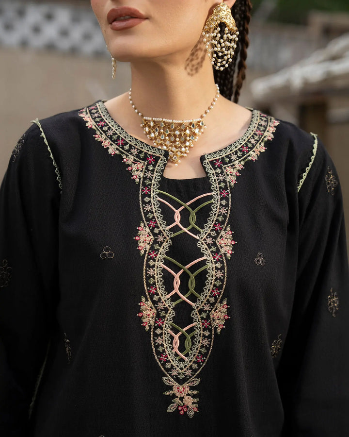 Women 3 Pcs Women Jacquard Khaddar | 16462-IG-J.KD