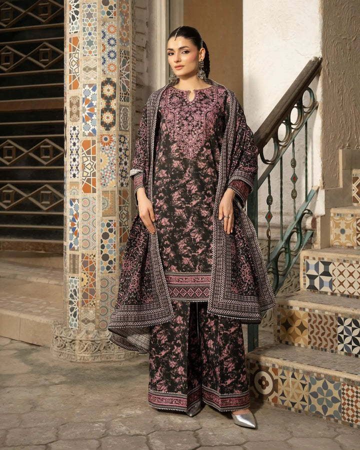 Women 3 Pcs Women Khaddar | 16472-IG-KD