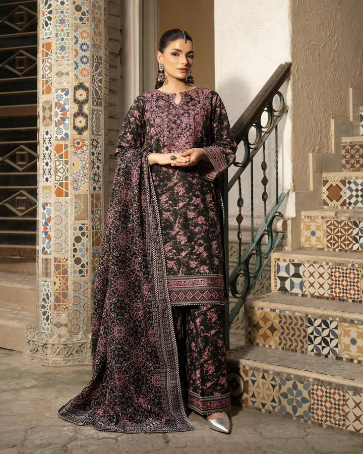 Women 3 Pcs Women Khaddar | 16472-IG-KD