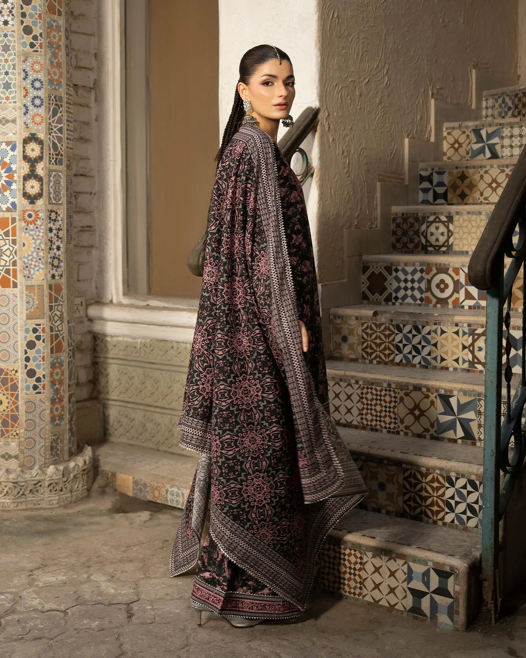 Women 3 Pcs Women Khaddar | 16472-IG-KD