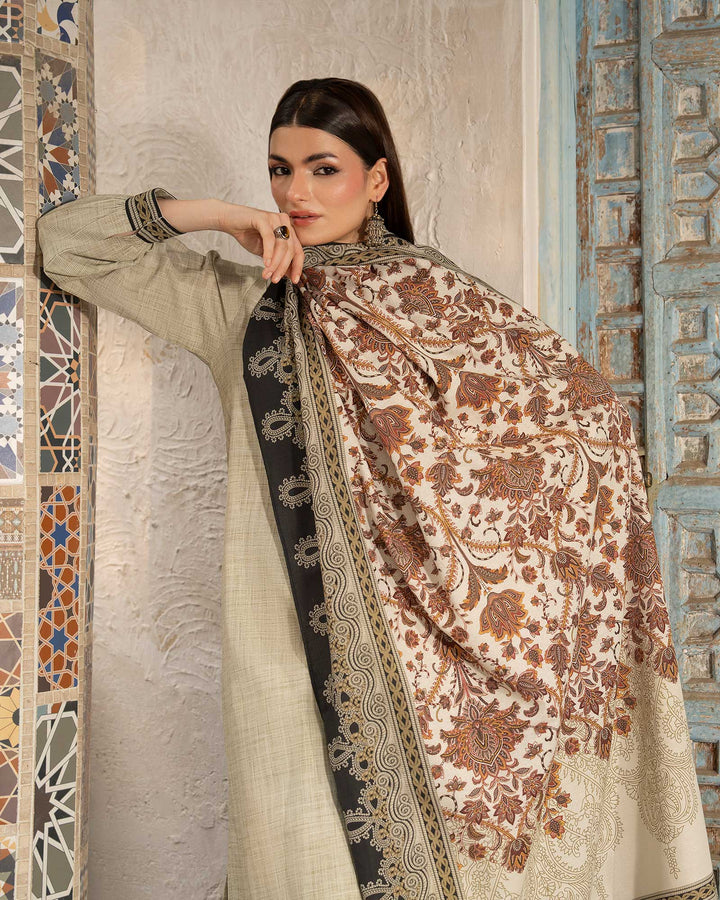 Women 3 Pcs Women Khaddar | 16491-IG-KD