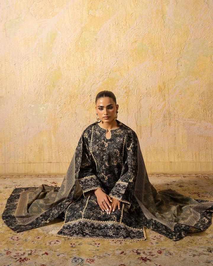 Women 3 Pcs Women Khaddar | 16499-IG-KD