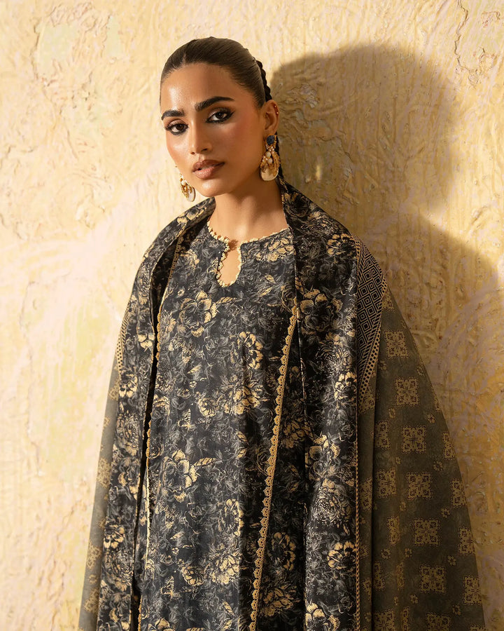 Women 3 Pcs Women Khaddar | 16499-IG-KD