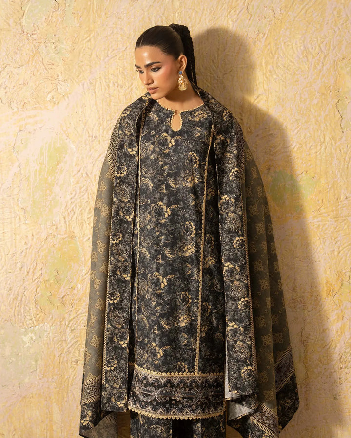 Women 3 Pcs Women Khaddar | 16499-IG-KD