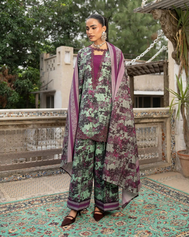 Women 3 Pcs Women Khaddar | 16539-IG-KD