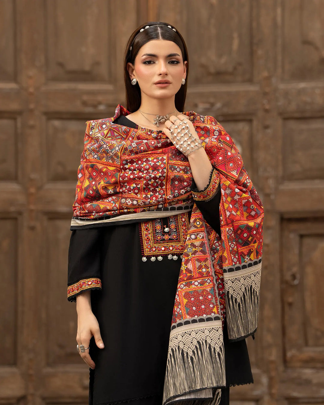 Women 3 Pcs Women Khaddar | 16580-IG-KD
