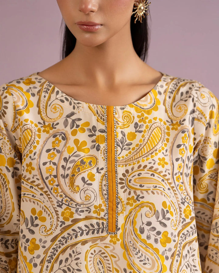 Premium Crepe Silk 2 Piece Suit for Women | Latest Pakistani Dress Collection