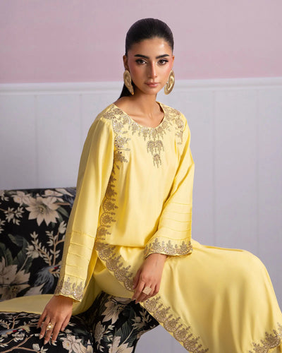 Women Dull Raw Silk 3 Pcs Suit | 2285 Sha Posh Textile