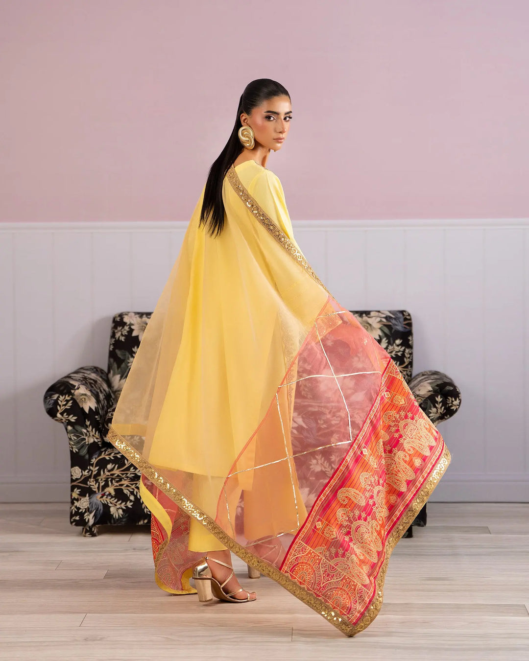 Women Dull Raw Silk 3 Pcs Suit | 2285 Sha Posh Textile