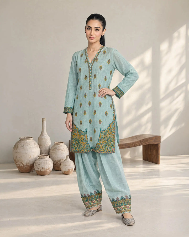 Women Khaddar 2 Pcs | 16493
