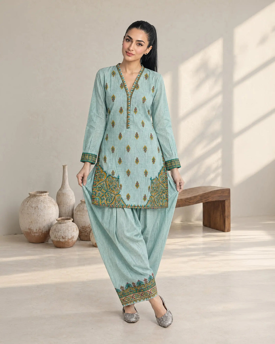 Women Khaddar 2 Pcs | 16493