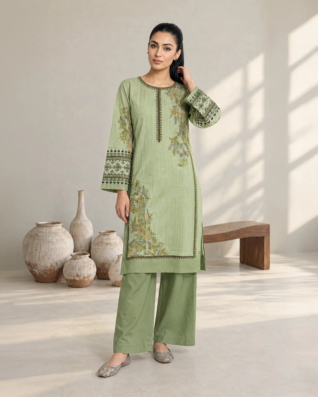 Women Khaddar 2 Pcs | 16550