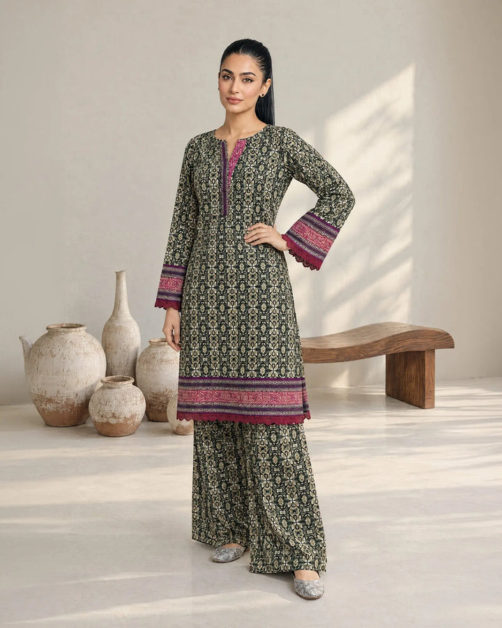 Women Khaddar 2 Pcs  | 16579
