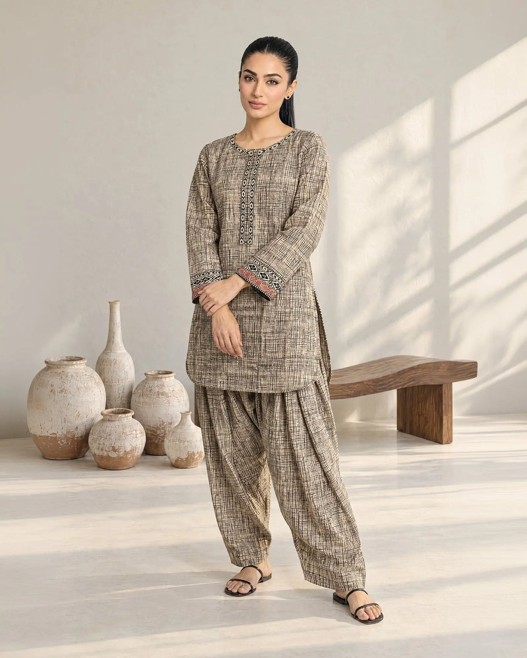 Women Khaddar 2 Pcs | 16582