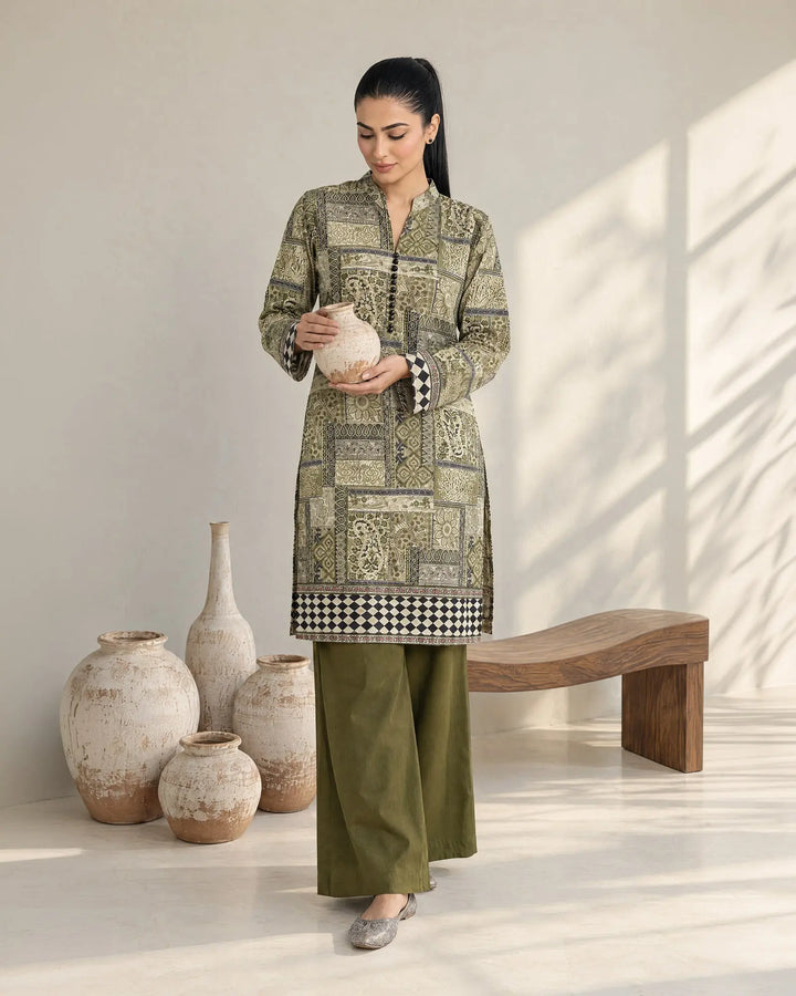 Women Khaddar 2 Piece | 16501