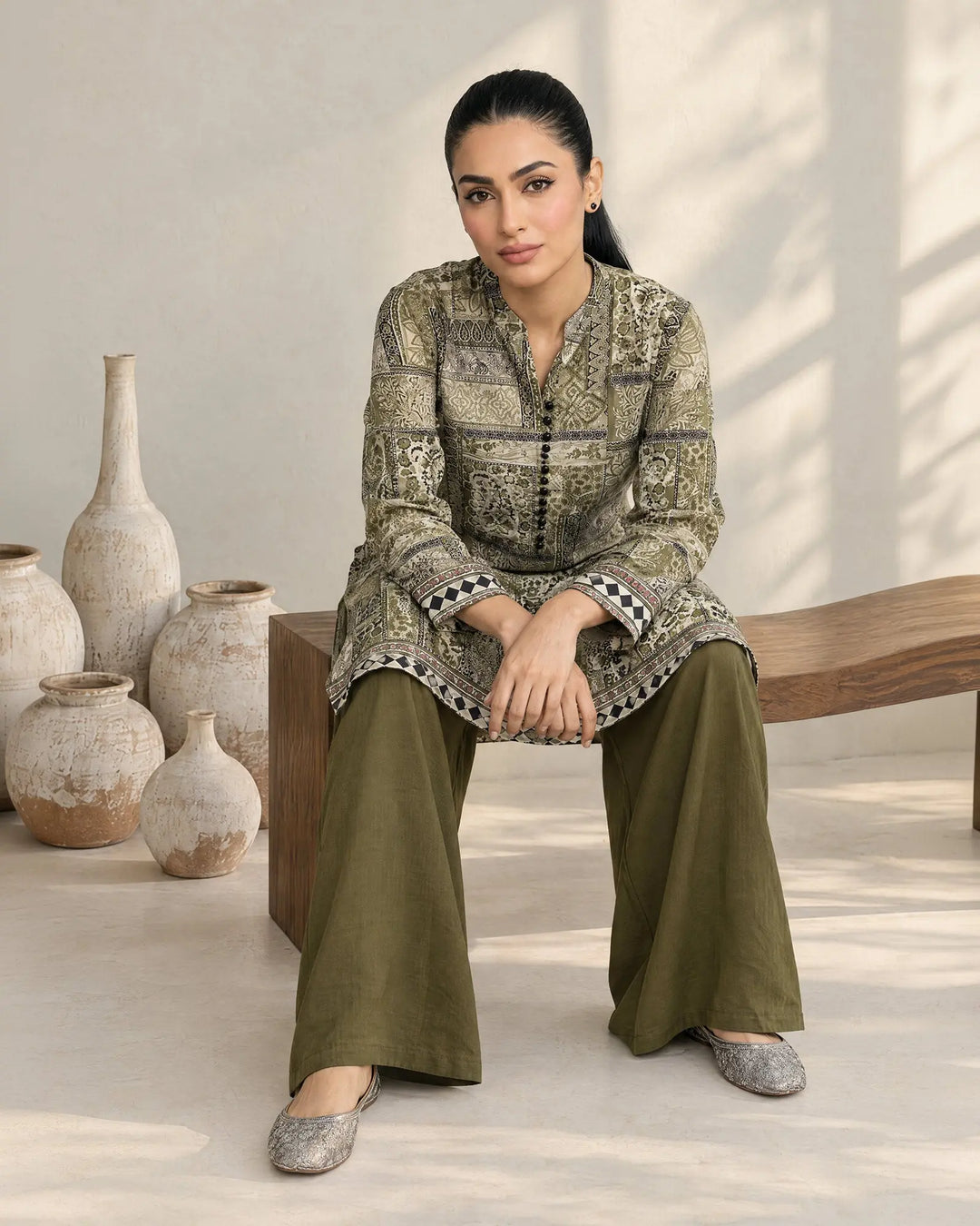 Women Khaddar 2 Piece | 16501