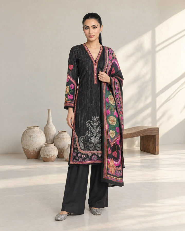 Women Khaddar 3 Pcs | 16495