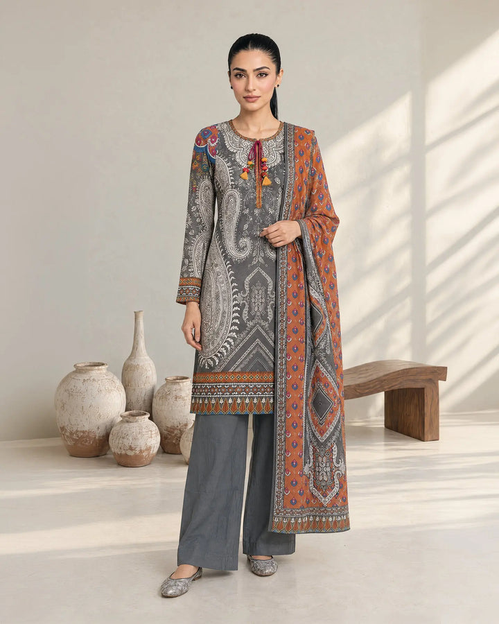Women Khaddar 3 Pcs | 16540