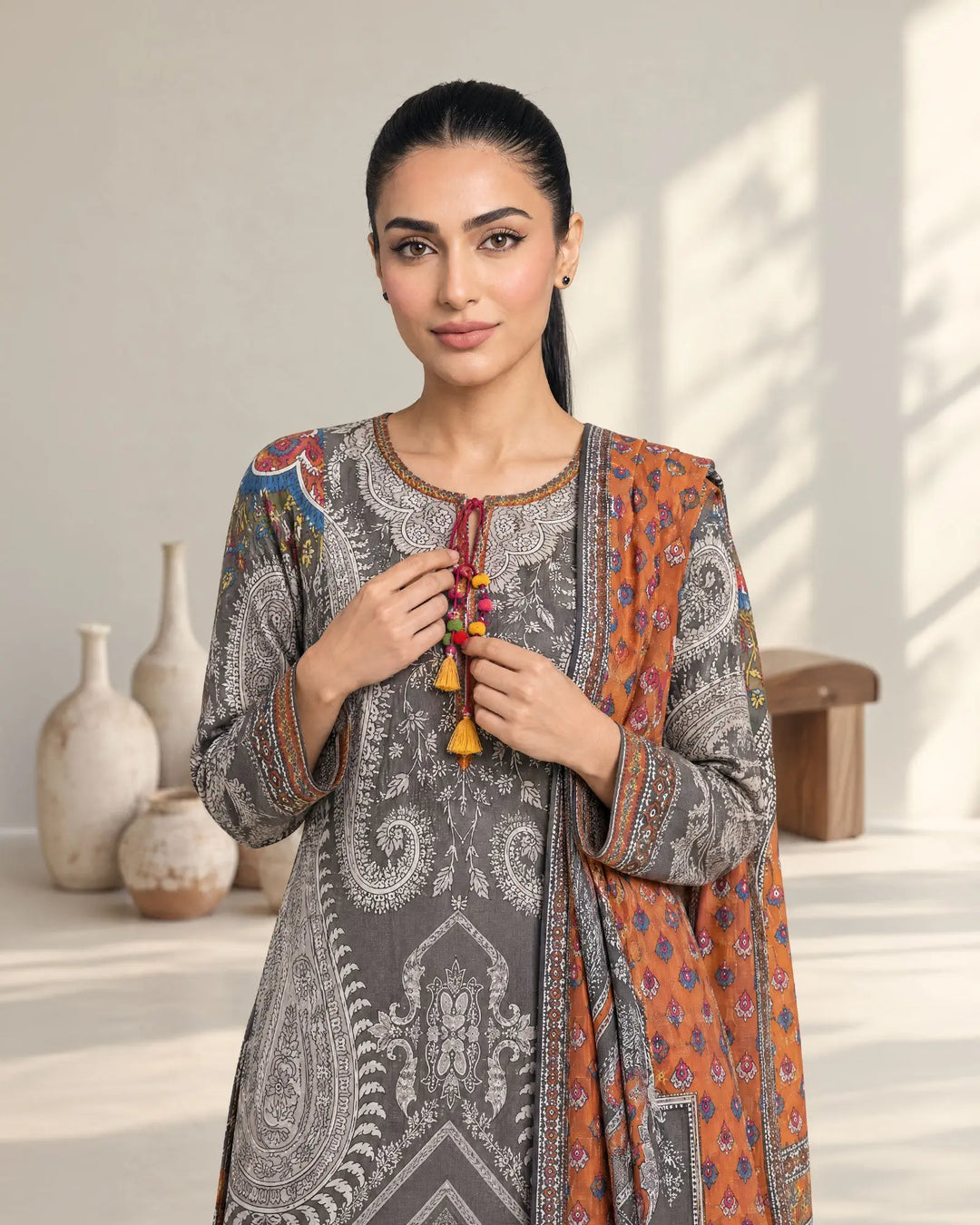 Women Khaddar 3 Pcs | 16540