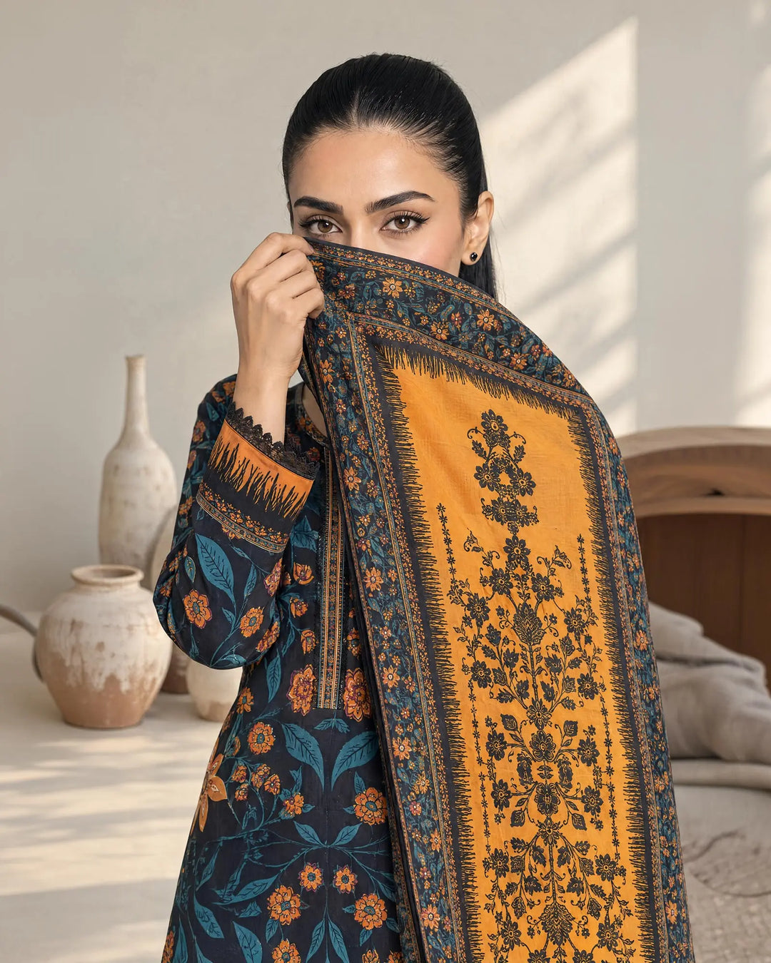 Women Khaddar 3 Pcs | 16552