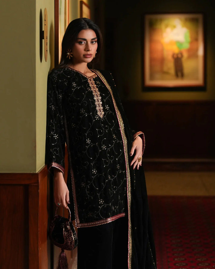 Women Velvet 3 Pcs | 1248