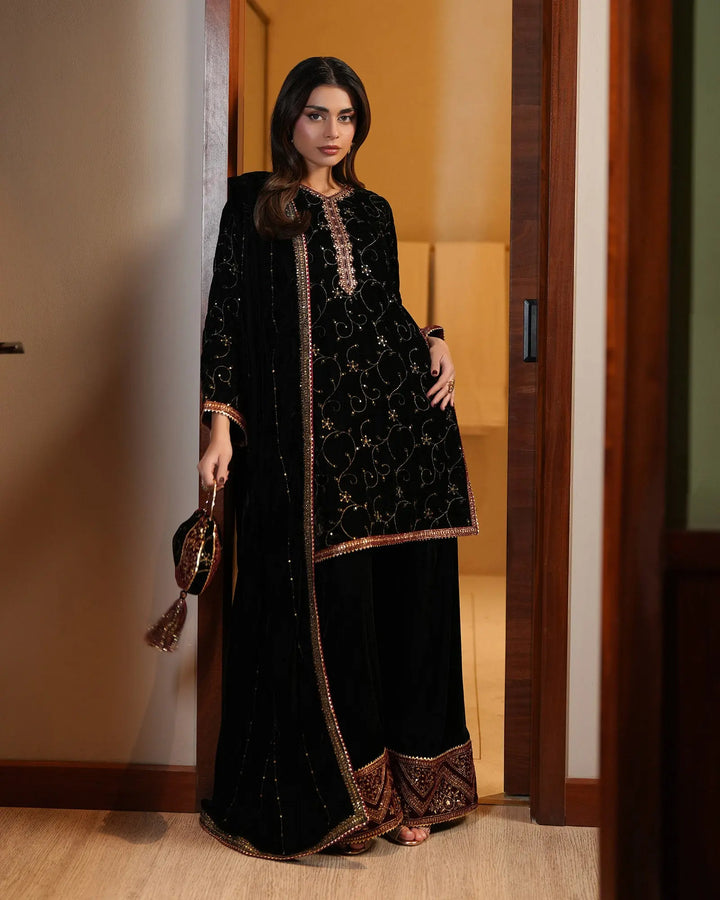 Women Velvet 3 Pcs | 1248