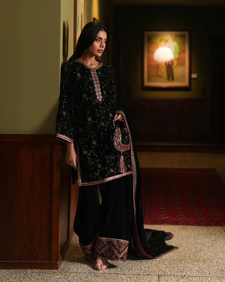 Women Velvet 3 Pcs | 1248