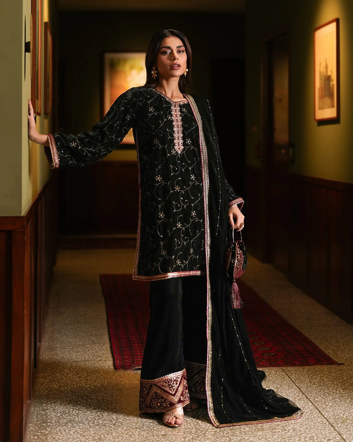 Women Velvet 3 Pcs | 1248