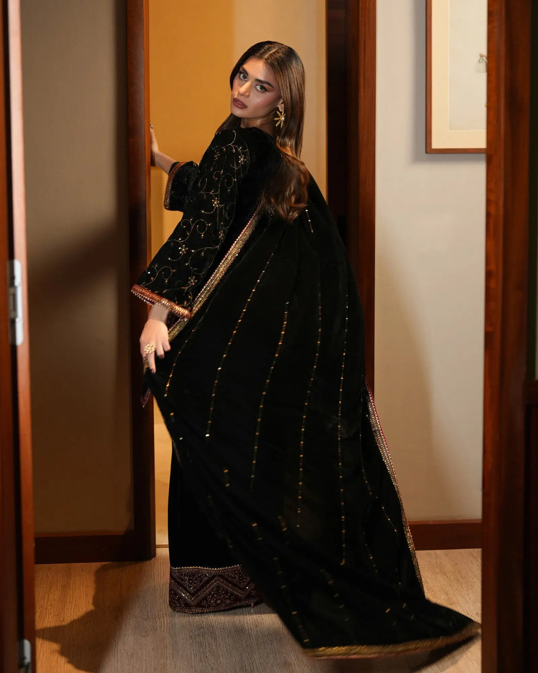 Women Velvet 3 Pcs | 1248