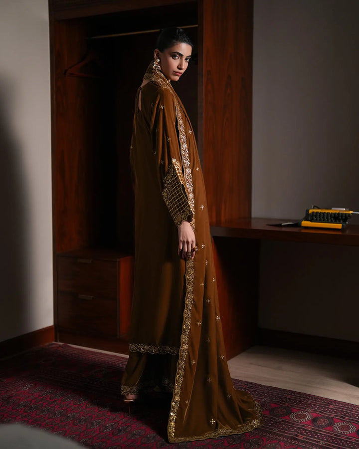 Women Velvet 3 Pcs | 1249