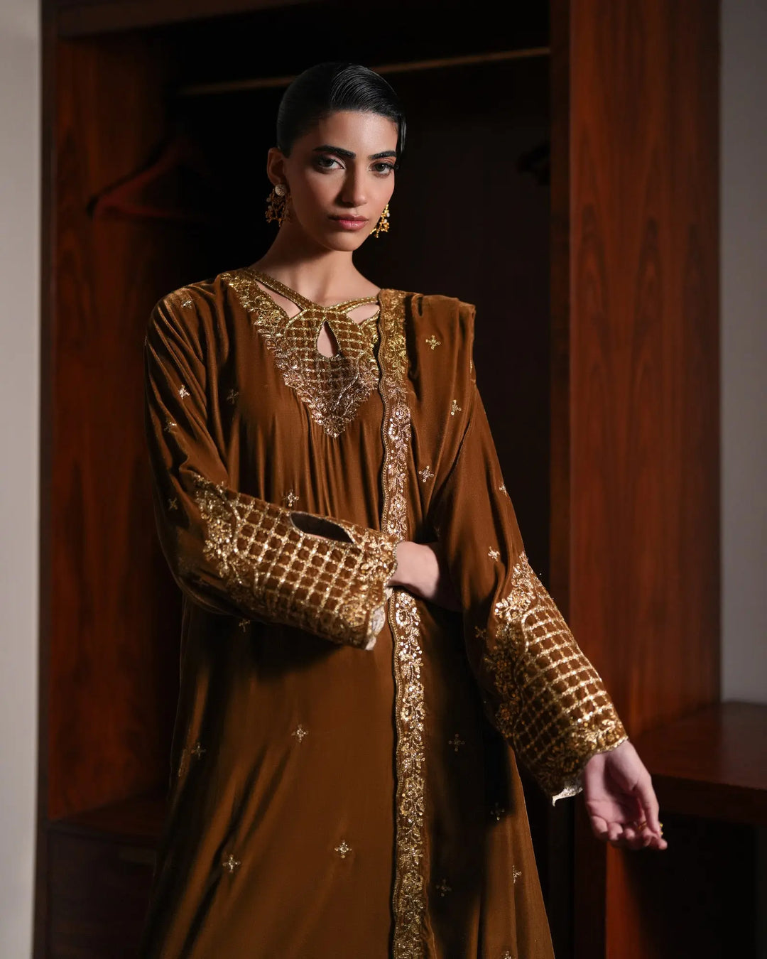 Women Velvet 3 Pcs | 1249
