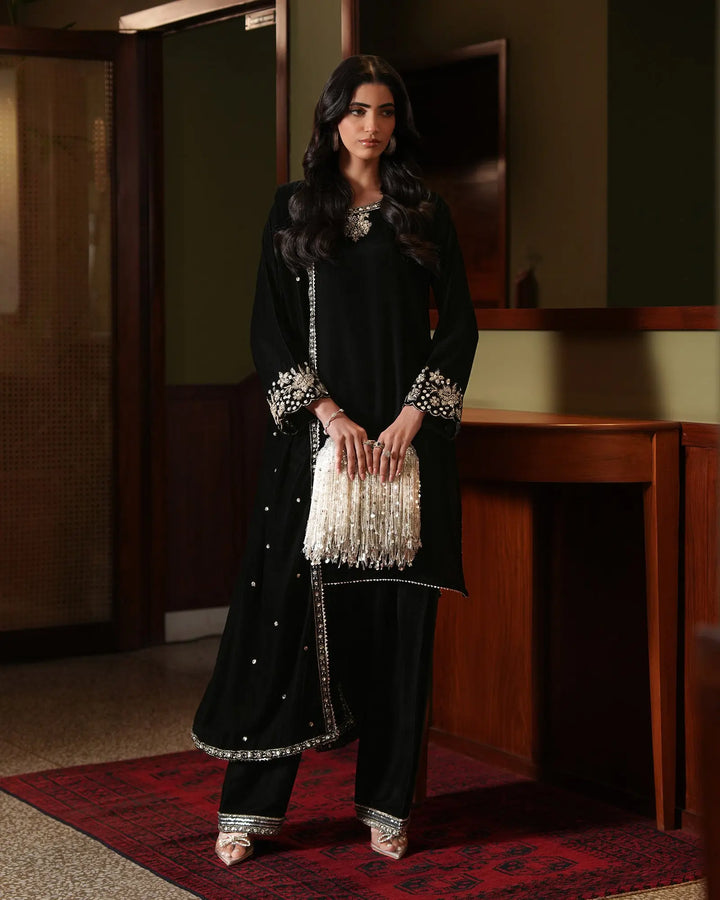Women Velvet 3 Pcs | 1250