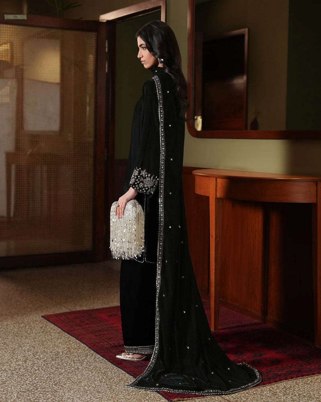 Women Velvet 3 Pcs | 1250