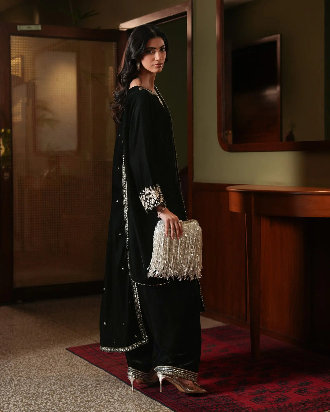 Women Velvet 3 Pcs | 1250