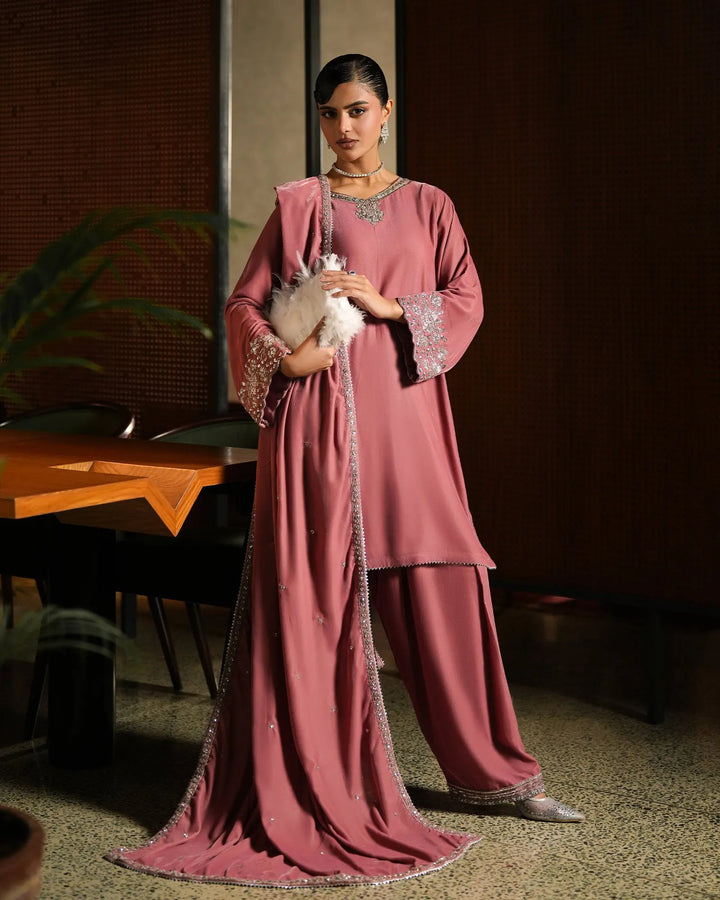 Women Velvet 3 Pcs | 1250
