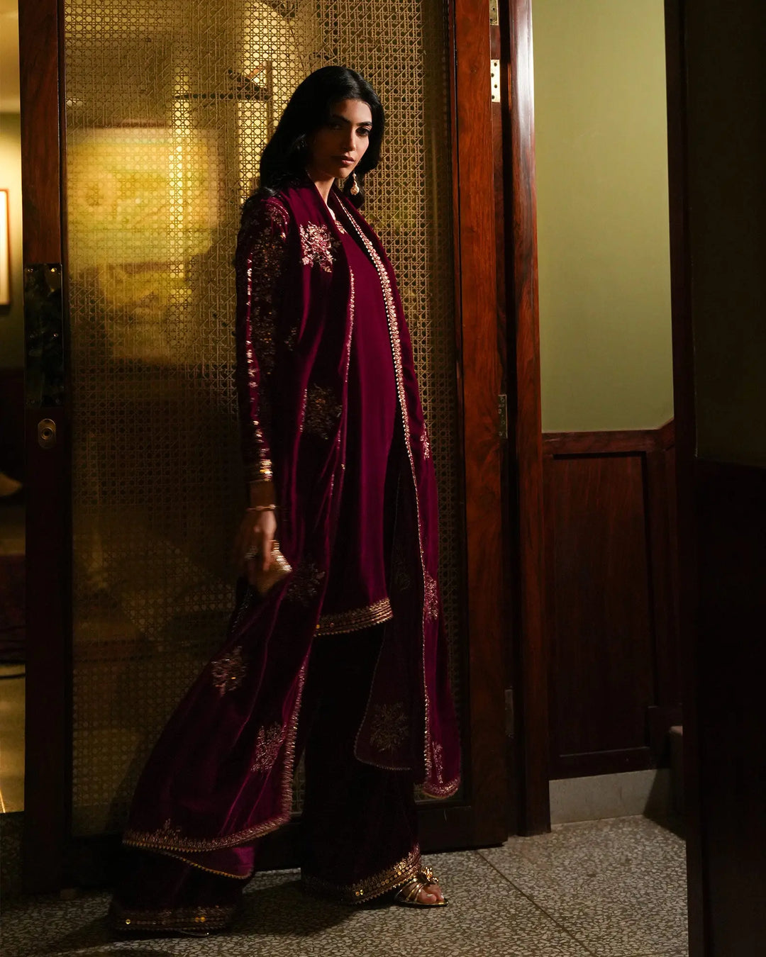 Women Velvet 3 Pcs | 1251