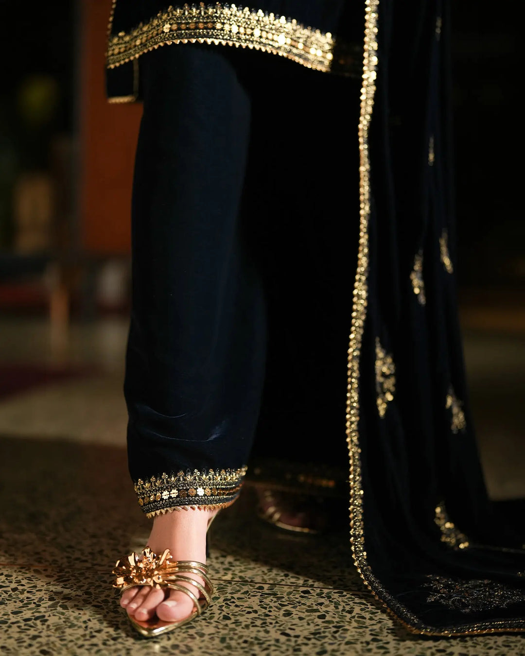 Women Velvet 3 Pcs | 1251